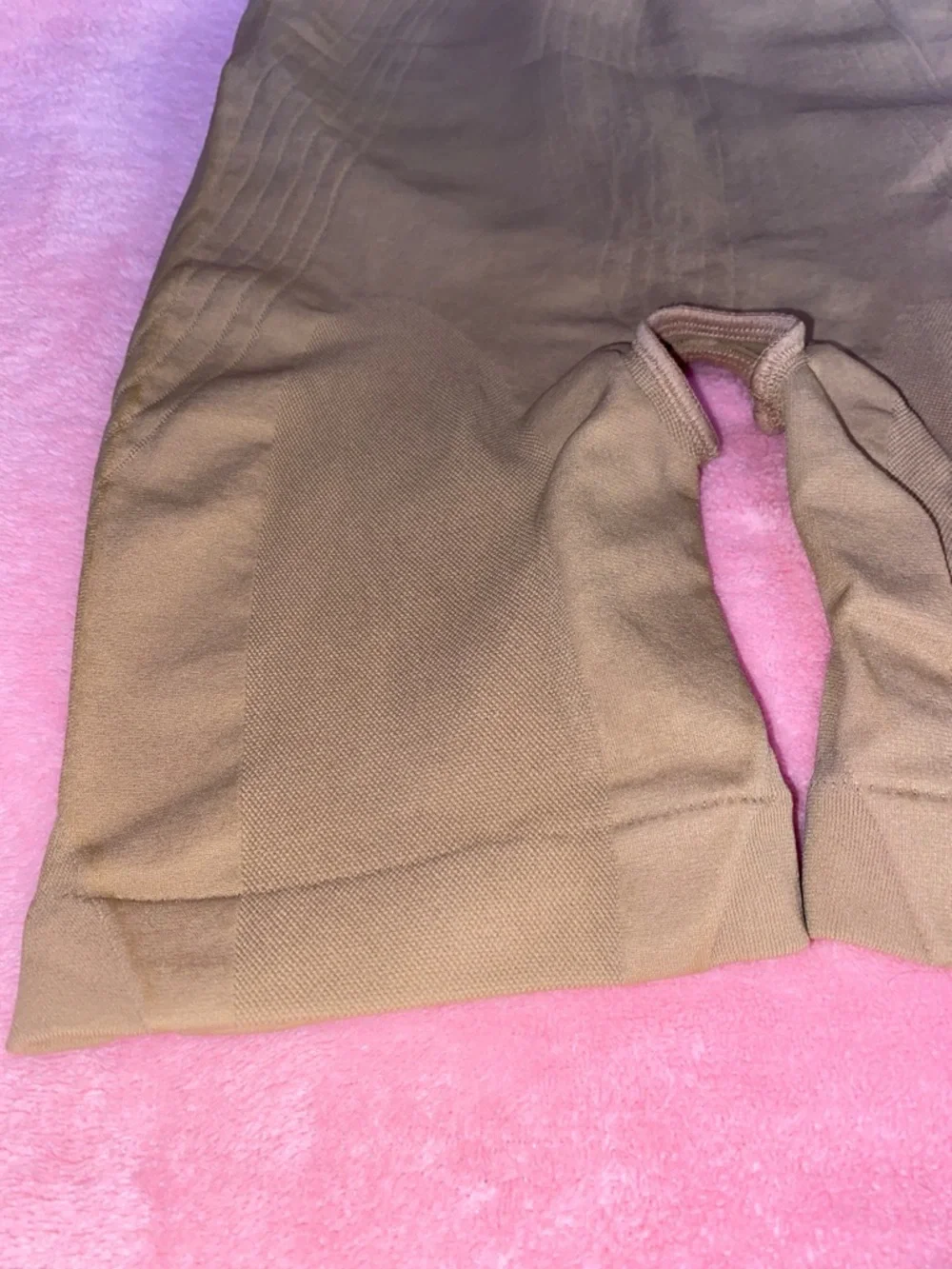 Lycra Shapewear Medium/Large Beige Nude Crotchless Highwaist Stretch Seamless - Picture 4 of 13